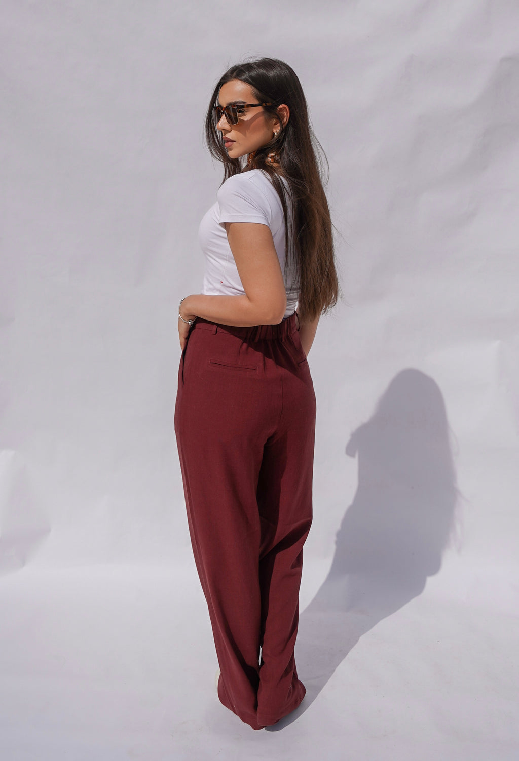 The Essential Trousers Maroon