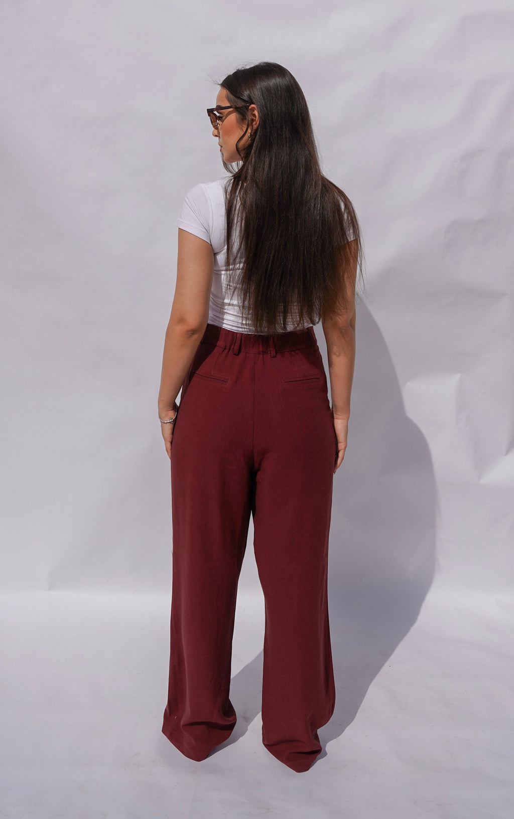 The Essential Trousers Maroon