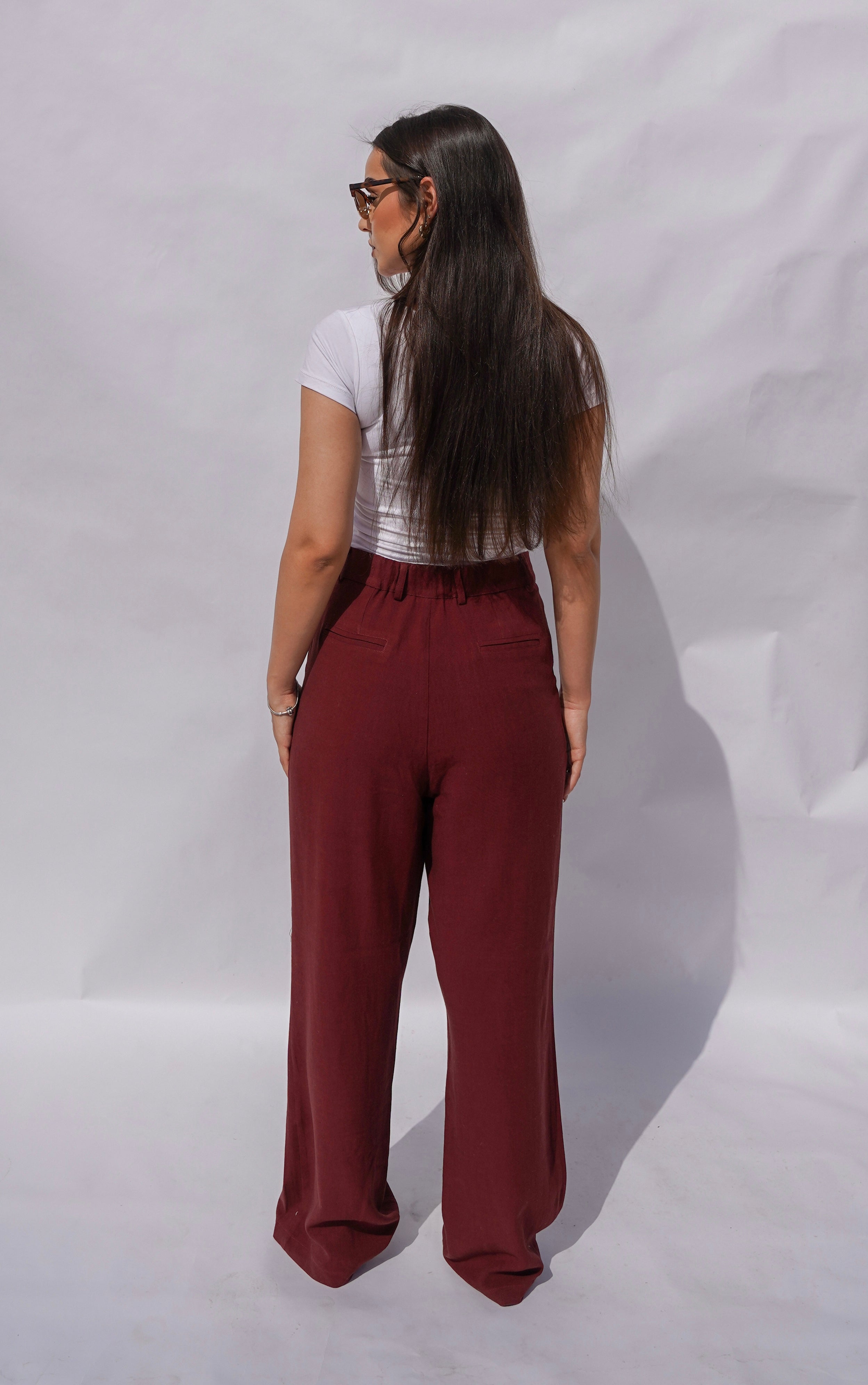 The Essential Trousers Maroon