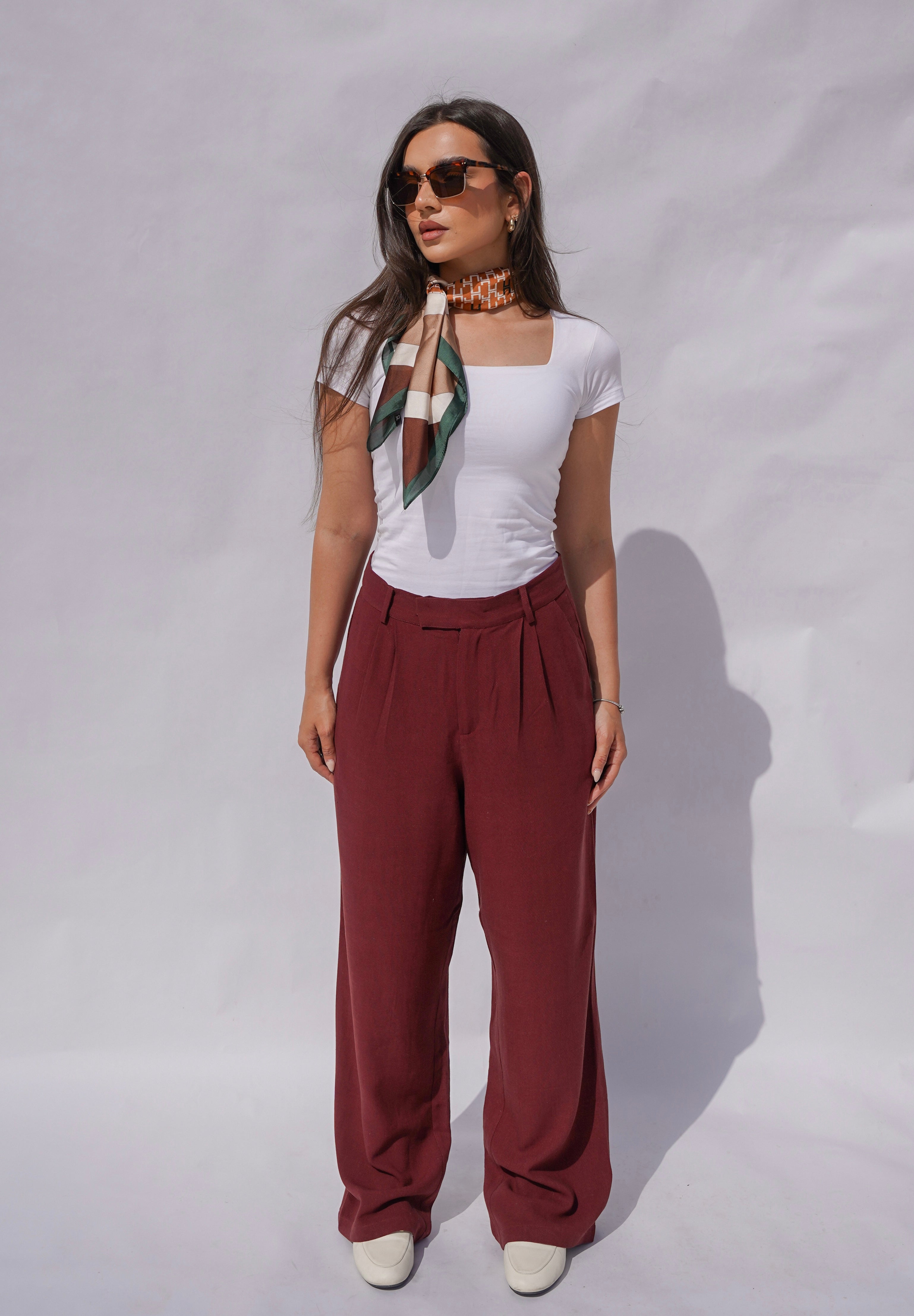 The Essential Trousers Maroon