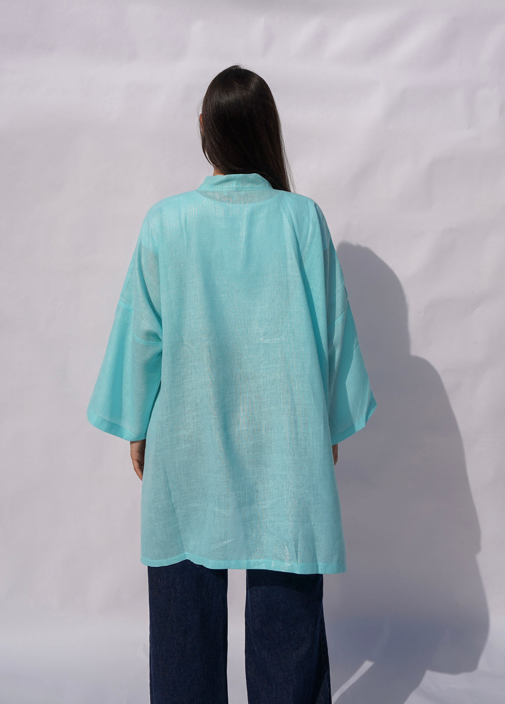 Mint Shimmery Cardigan