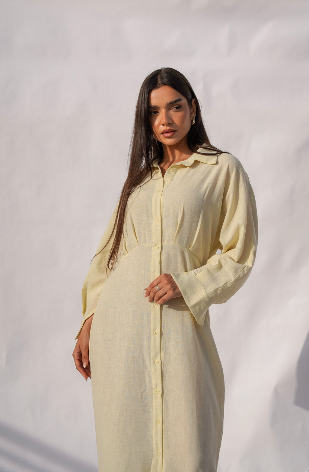 Powder Yellow Sahara Dress