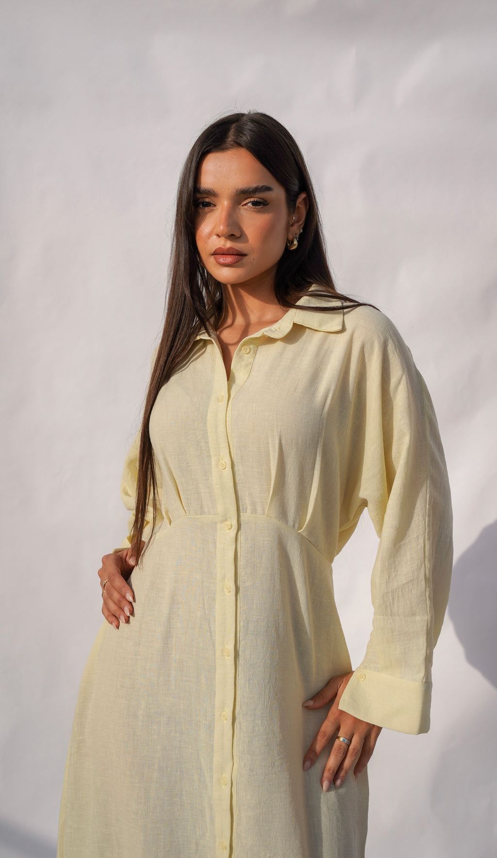 Powder Yellow Sahara Dress