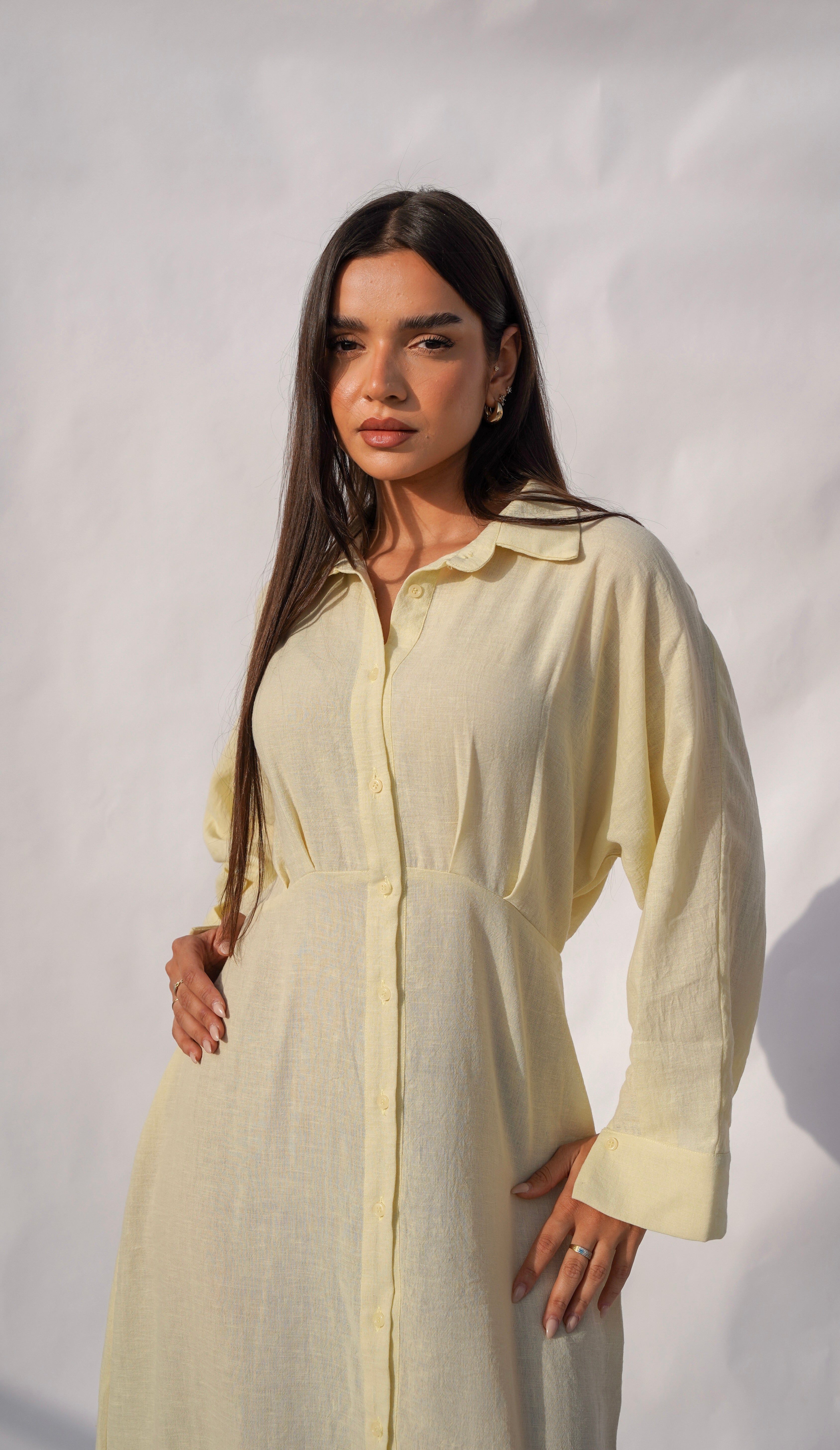 Powder Yellow Sahara Dress
