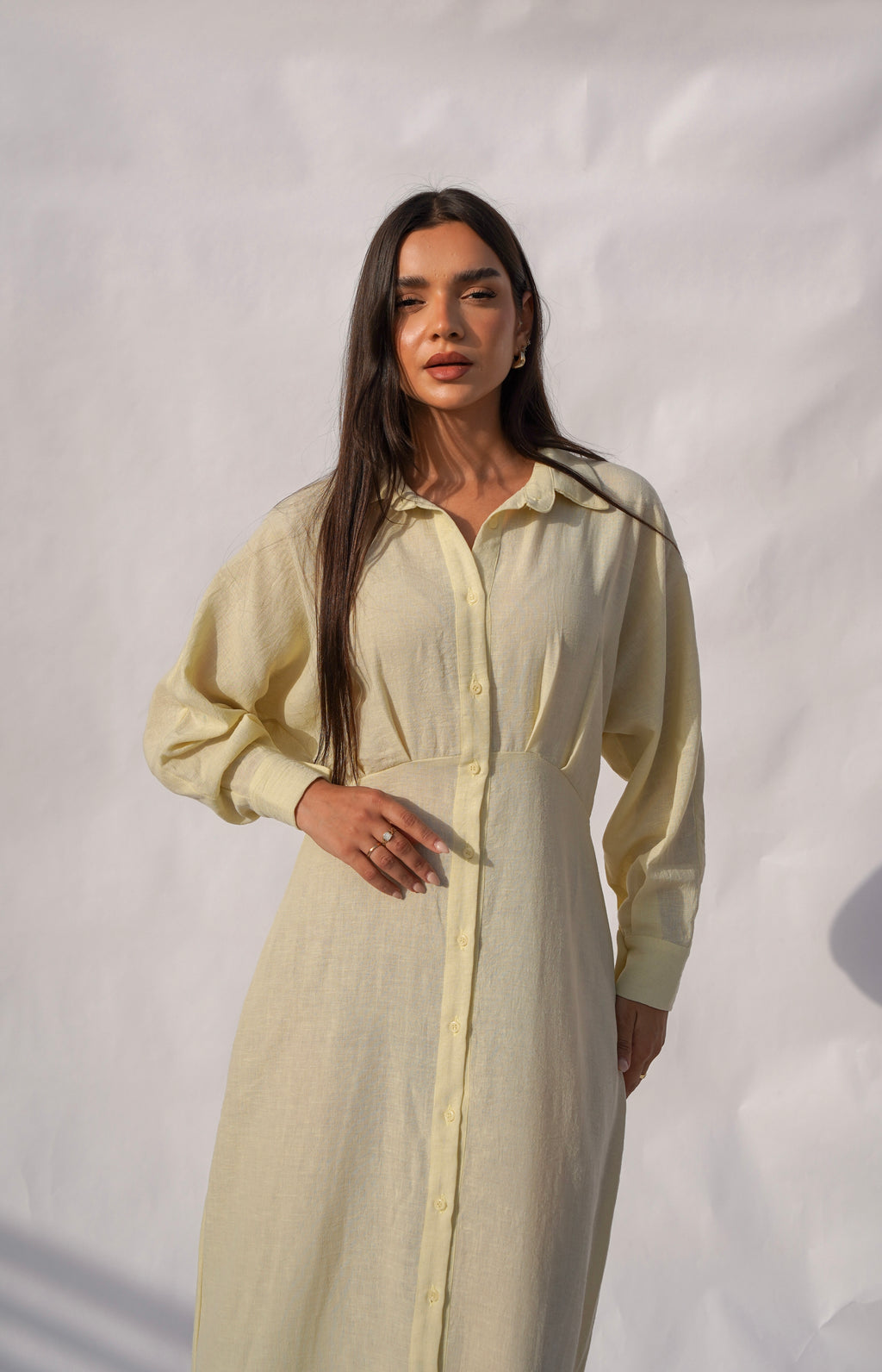 Powder Yellow Sahara Dress
