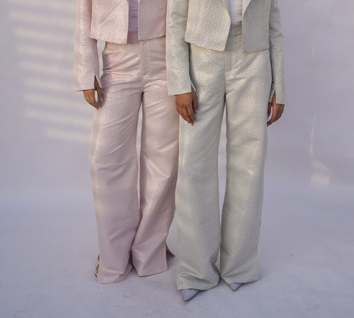 Blush Pink Pearl Pants