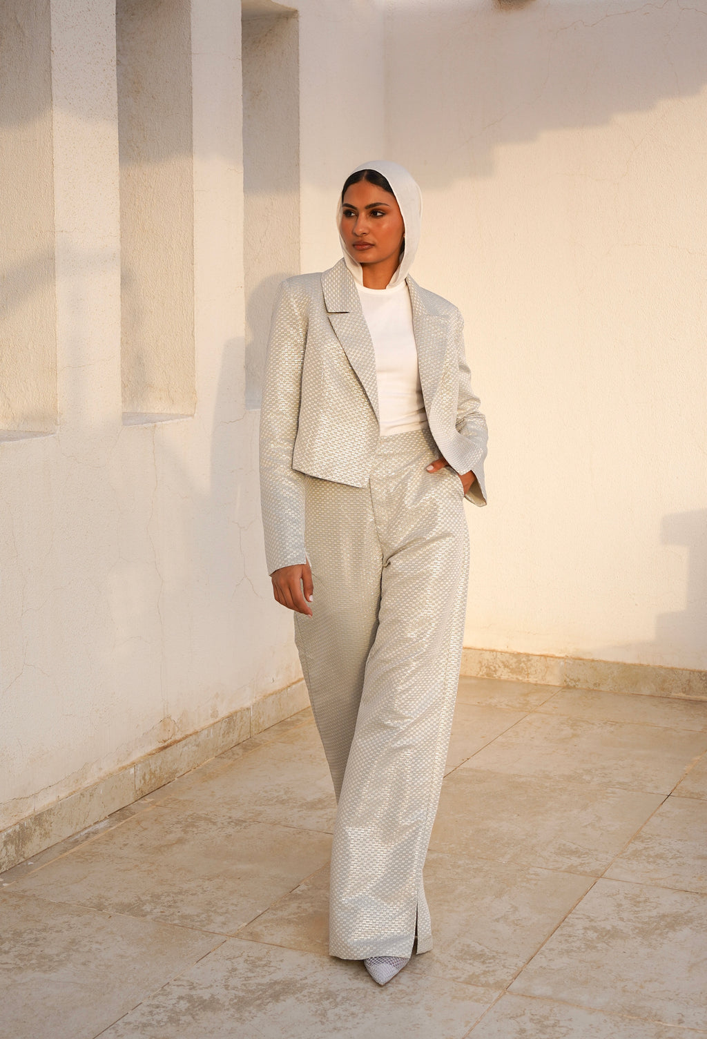 Ivory Pearl Pants