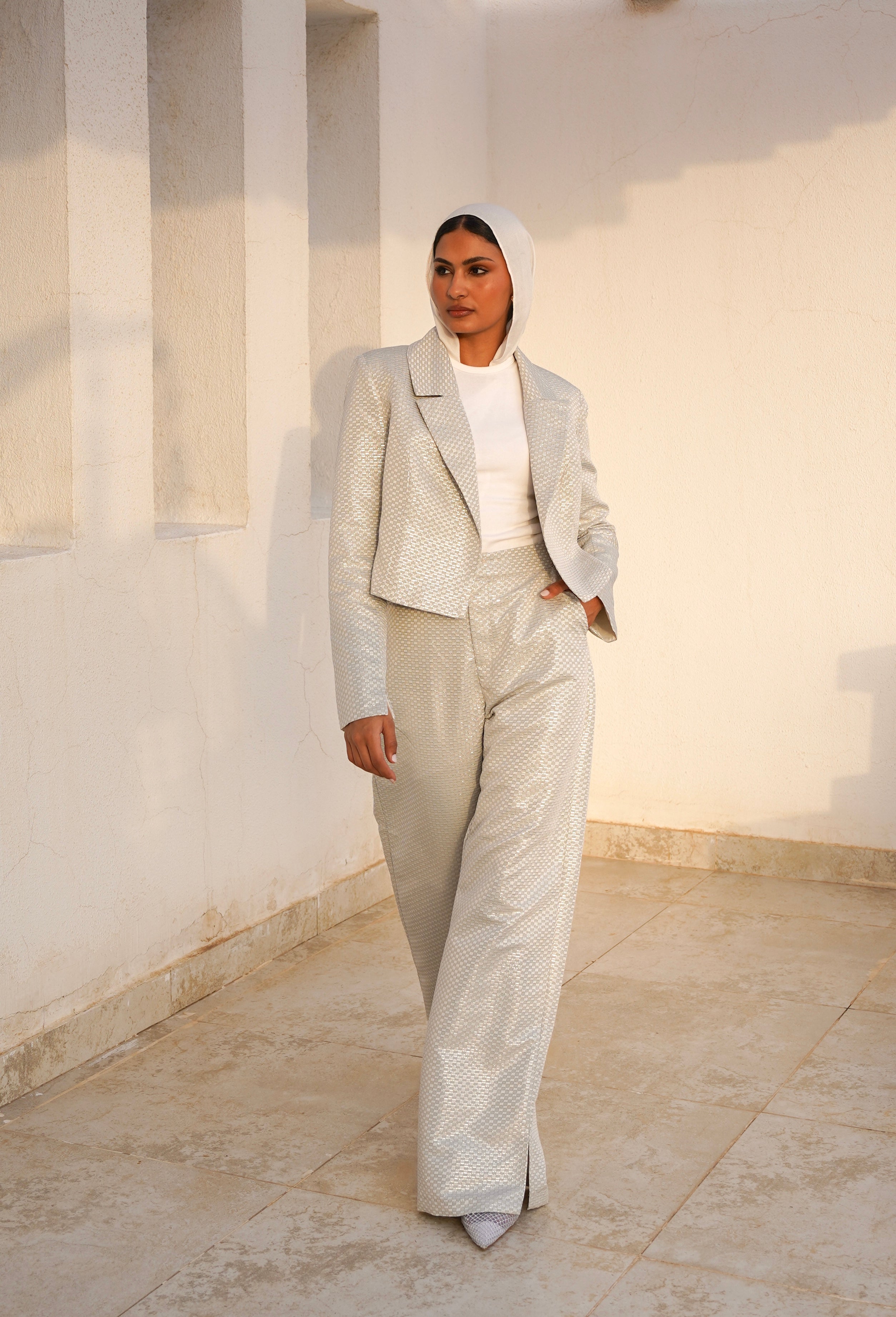 Ivory Pearl Pants