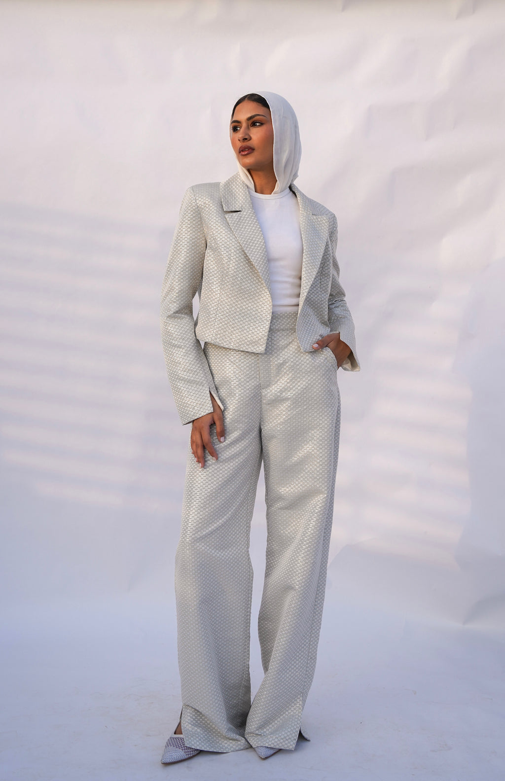 Ivory Pearl Blazer