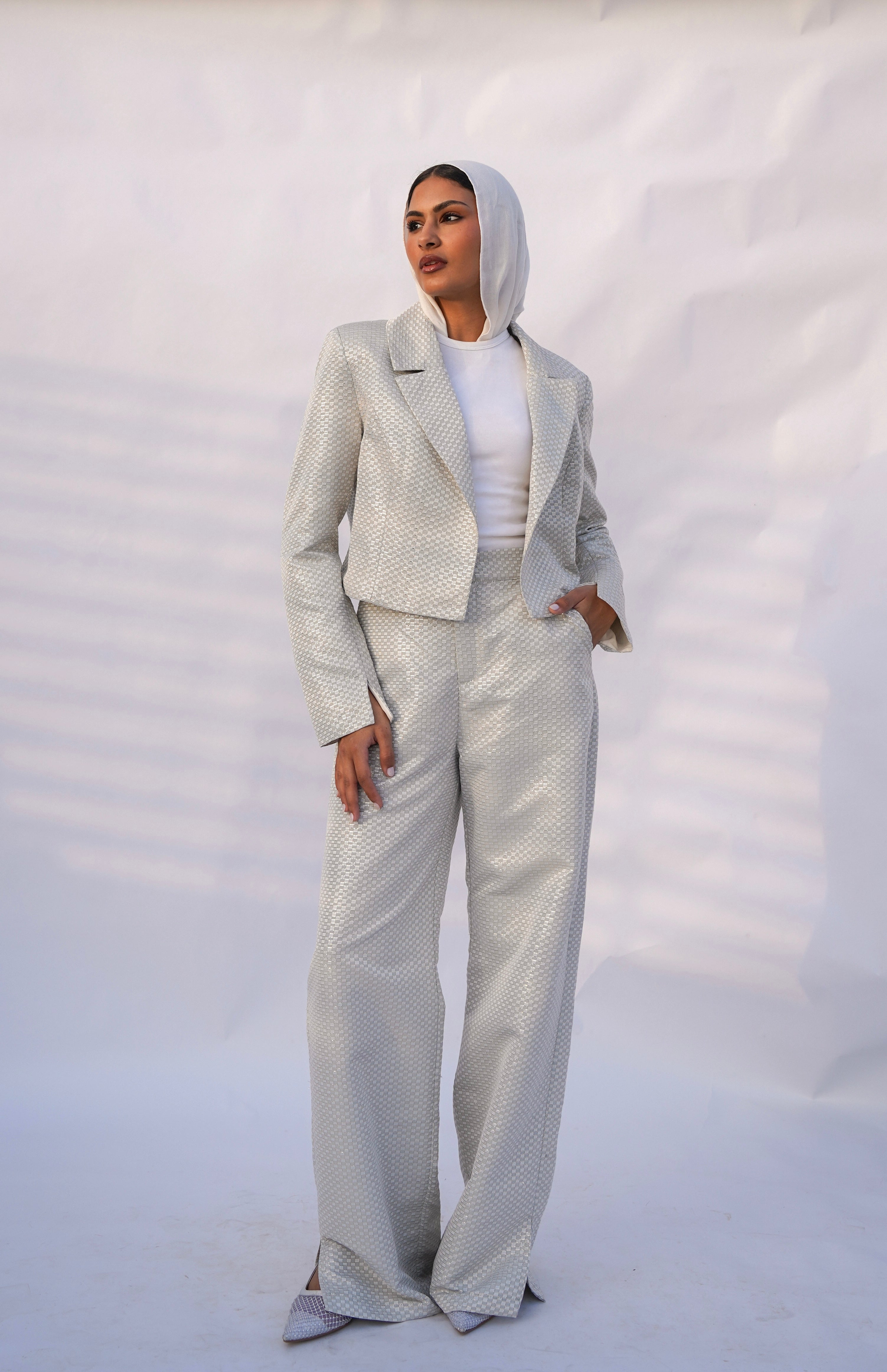 Ivory Pearl Blazer