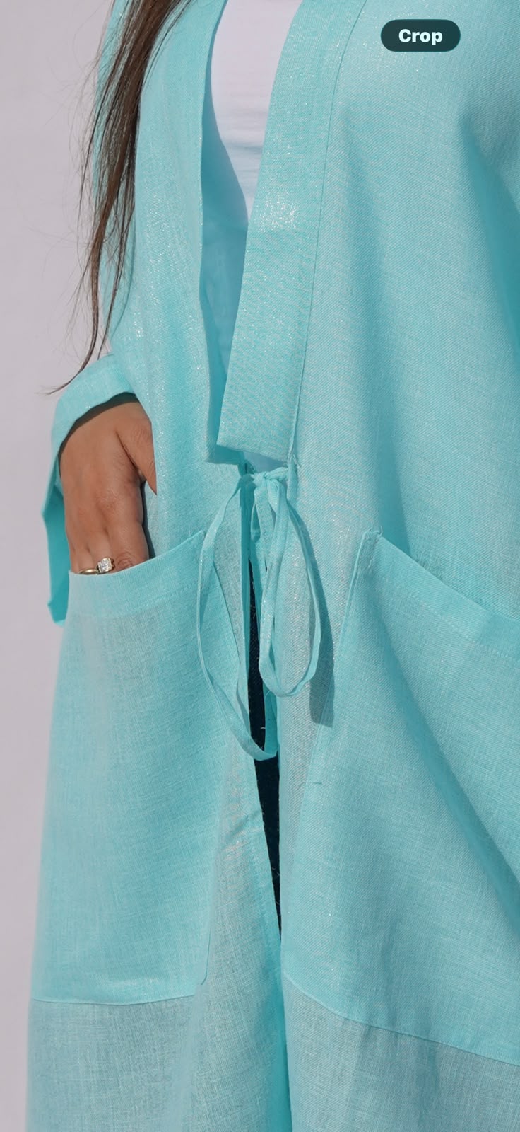 Mint Shimmery Cardigan