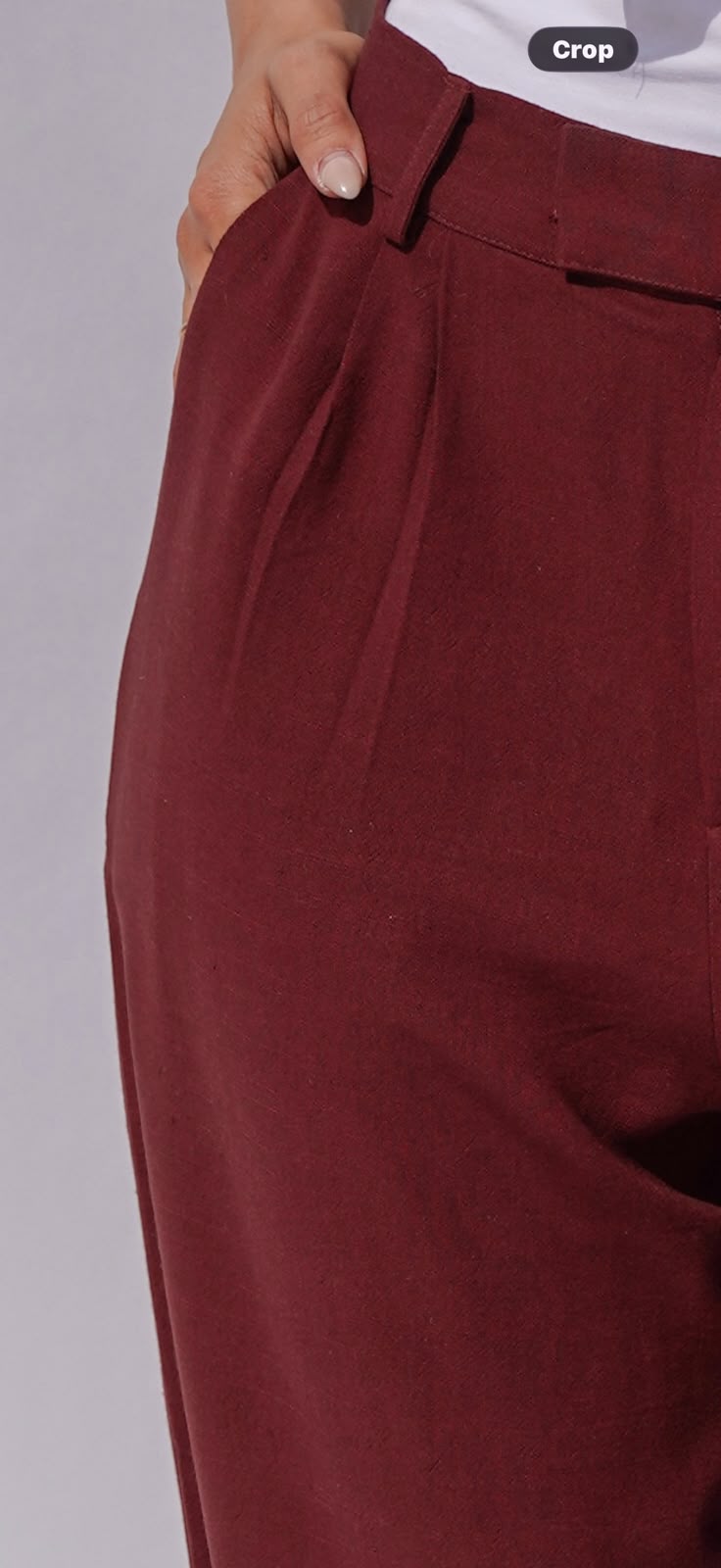 The Essential Trousers Maroon